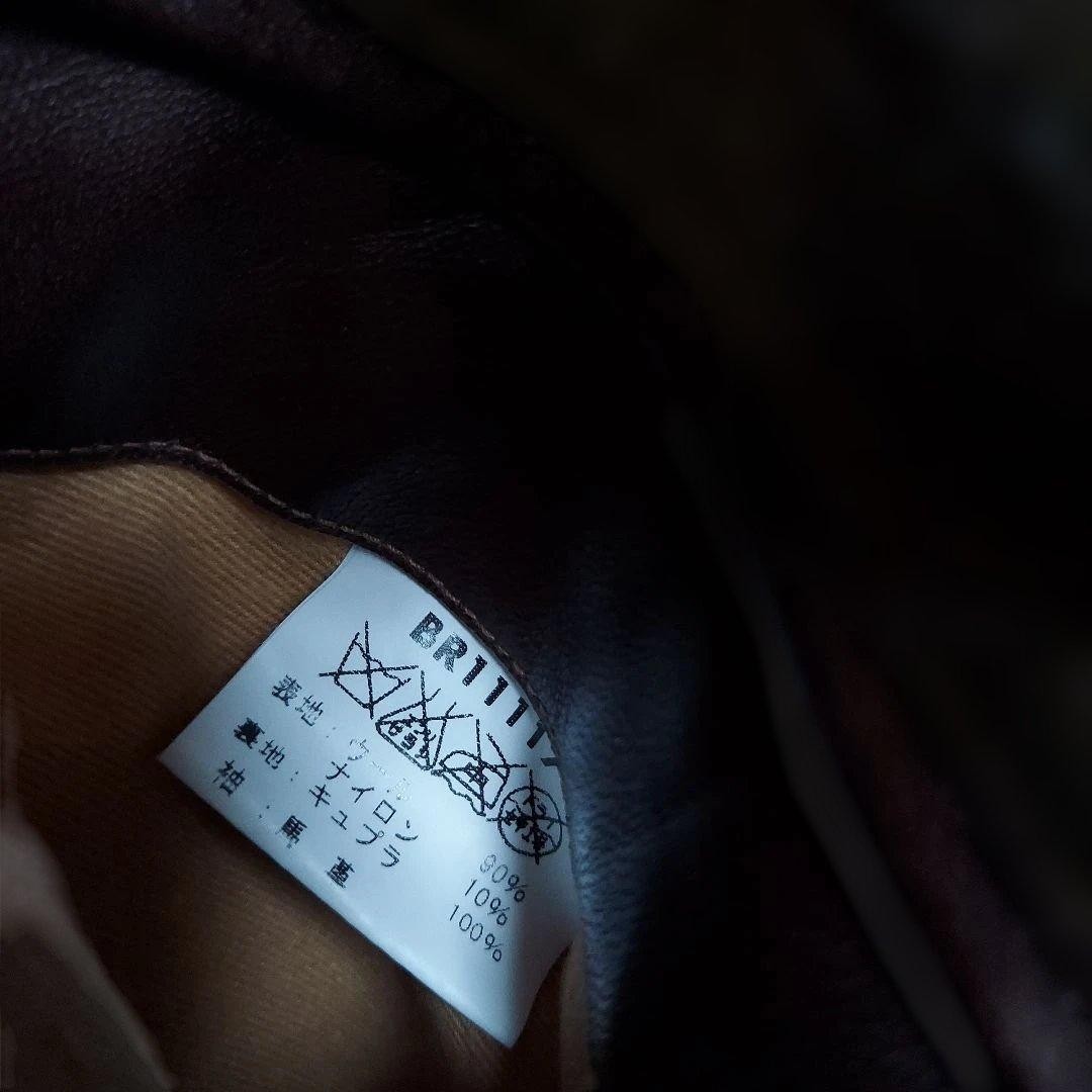 Buzz Ricksons Stadium Jacket Horsehide Sleeves Ol… - image 10