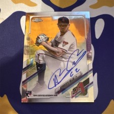Topps Chrome Rookie Autograph Humberto Mejia #RA-HM Diamondbacks 2021
