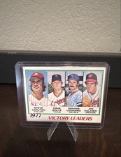 1978 Topps - League Leaders Steve Carlton, Jim Palmer, Dennis Leonard #205