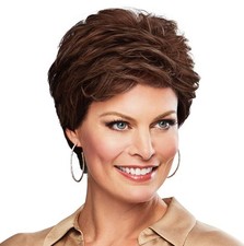 Raquel Welch Honesty Wig Black Color  Average Size by Hairuwear Velvet Front Rim