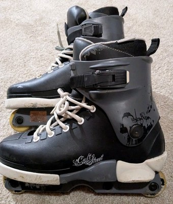 Razors Cult Street Aggressive Inline Skates Rollerblades US 10.5 EU 44 Black
