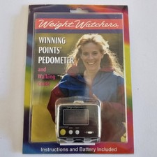 Weight Watchers Let's Walk Pedometer 2002 New With Walking Guide Booklet