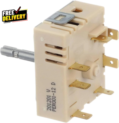 #ad DG44 01006B Range Dual Surface Element Control Switch Compatible with Samsung… $36.54