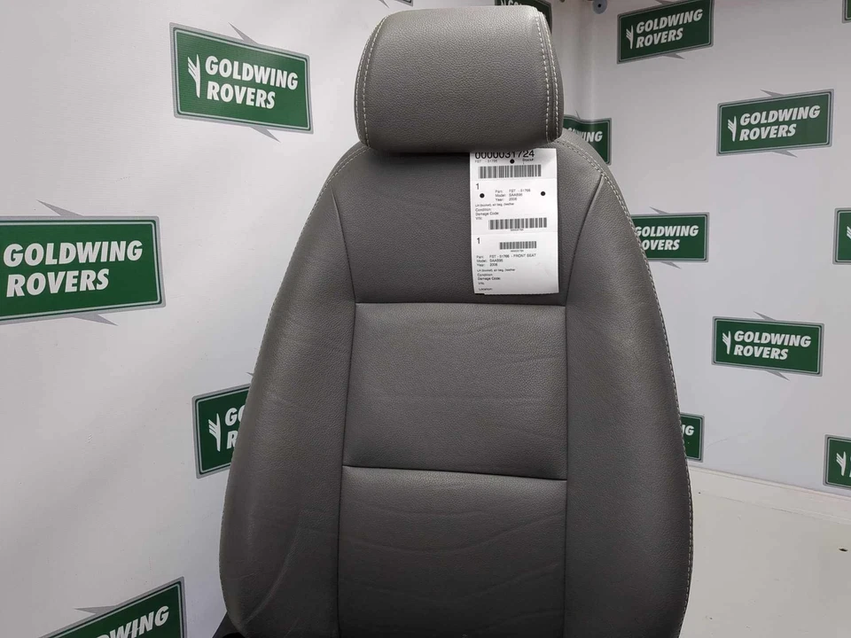 04-09 Saab 9-5 Front Seat RH Grey Non Ventilated - Image 2 of 4