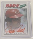 Johnny Bench 2026 Topps Heritage Real One Auto Red Ink #30/77 Reds