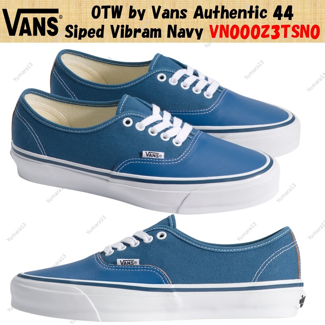 OTW by Vans Authentic 44 Siped Vibram Navy VN000Z3TSN0 Men's Size