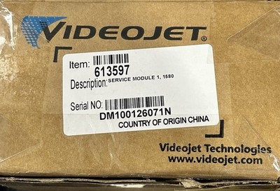 Videojet Service Module 1, 1580 MPN 613597 Serial DM100126071N