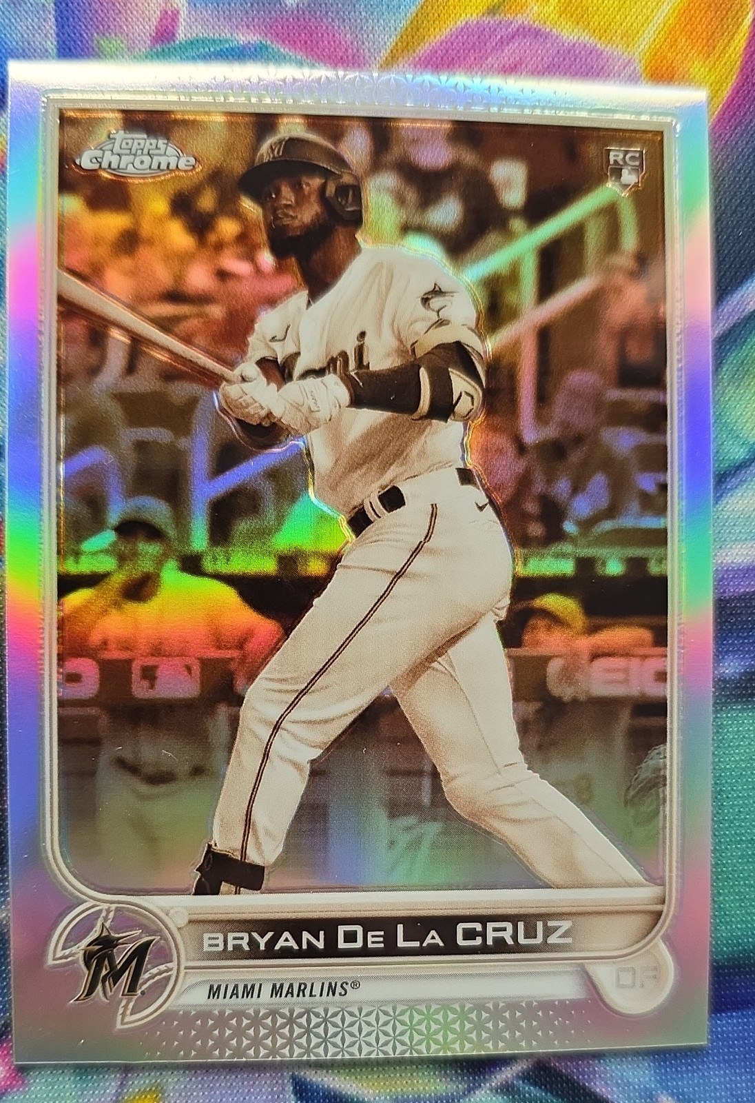 2022 Topps Chrome - Bryan De La Cruz #216 Sepia Refractor (RC)