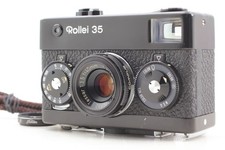 Read Opt MINT Rollei 35 Black Body Compact Film Camera 40mm f3.5 Lens JAPAN