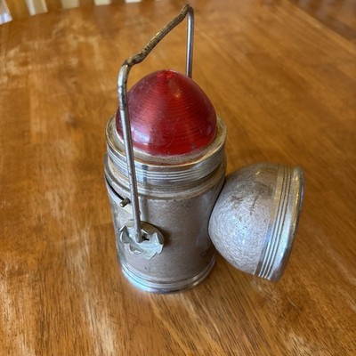 Vintage Ash Flash Railroad Coal Mine Lantern / Untested 