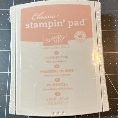 Stampin' Up! Classic Stampin' Pad Water-Based Dye Ink Pad - Powder Pink (144084)