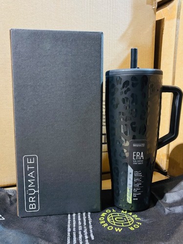 Brümate New Era 40oz Onyx Leopard Tumbler DWER40OXL