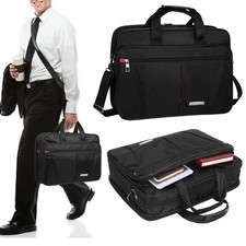 Men Shoulder Bag Waterproof Crossbody Padded Work Case Business Laptop Briefcase