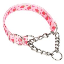 Martingale Collar for Dogs with Nylon  Steel Chain Limited Cinch Design, Pin...
