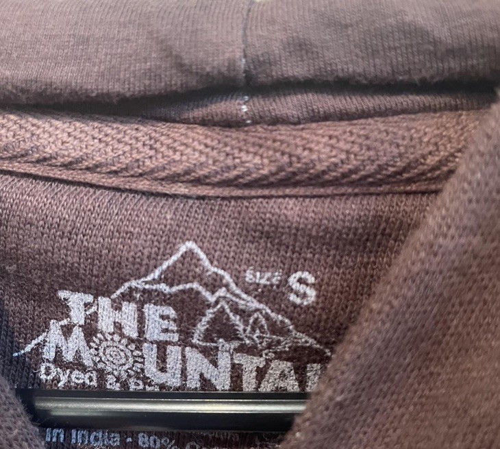 Vintage The MOUNTAIN BALD EAGLE NATURE Tie-Dye Heavy HOODIE  Unisex Size Small image 4