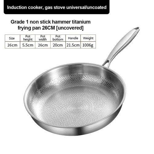 2025 Neu Titan Pfanne Pro Langlebig Kratzer Antihaft Titan Pfanne für Kochen - Bild 14 von 19