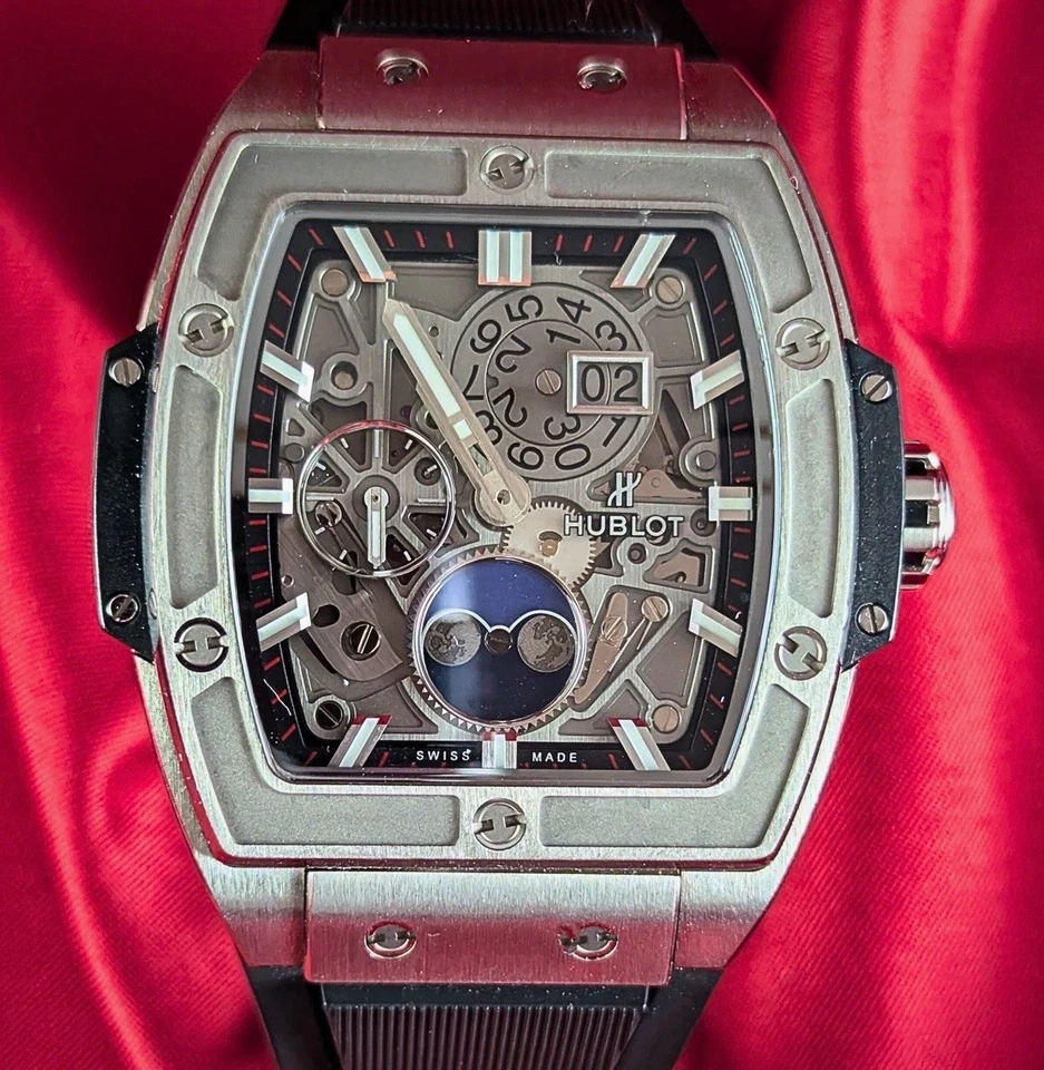 Hublot Spirit of Big Bang Titanium 42mm Skeleton Moonphase 647.NX.1137.RX - Image 3 of 4