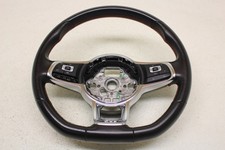 Mk7 Vw Gti Black Leather Steering Wheel Manual Trans Mk7.5 Genuine Oem 2018-2021
