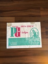 PG TRIPS Rave Flyer , The Capricorn Club , A6 Thin Paper , 91 , (v Rare Parody)