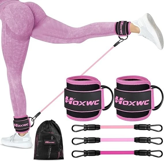 Ankle Resistance Bands, Ankle Bands for Working Out with Cuffs, Resistance