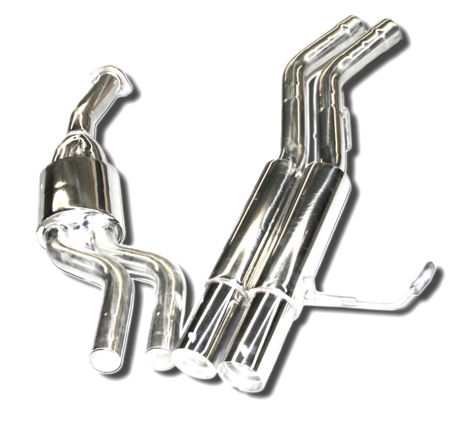 EMUSA Dual Catback Exhaust 3" For 1995-1998 Nissan 240SX S14 — 第 4/4 张图片