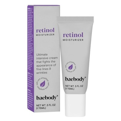 Baebody Made in USA Retinol Cream for Face  Anti Aging Face Cream for Fine Li...