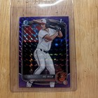 2025 Topps Bowman Chrome Baseball Ike Irish Prospect Purple Refractor 92/250