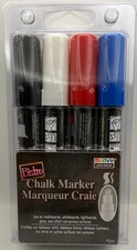 Bistro Marvy Uchida Chisel Tip Chalk Markers 4 pc (483-4C)