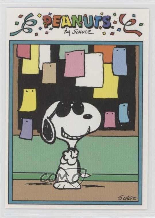 1991 Tuff Stuff Peanuts Preview Snoopy Joe Cool #24 0kb5