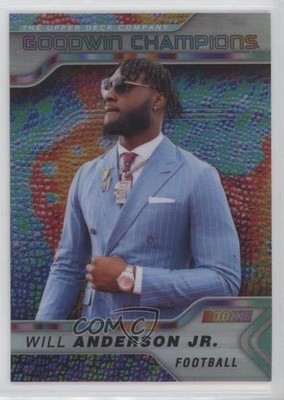 2023 Goodwin Champions Platinum Chameleon 30/49 Will Anderson Jr Rookie RC 0sx6