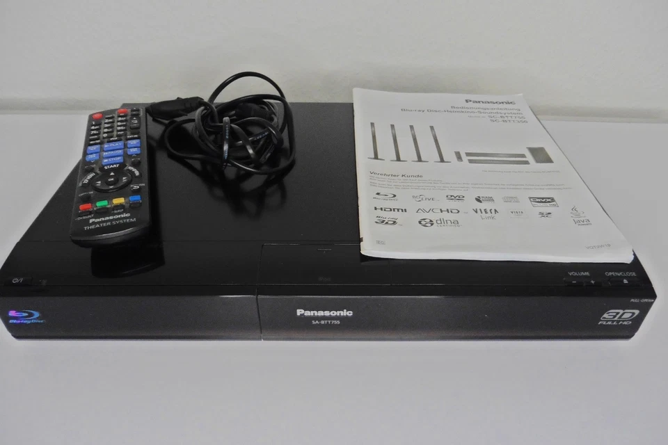 Panasonic Blu-ray Disc-Heimkino-Soundsystem Gerät SC-BTT755 - Bild 2 von 4