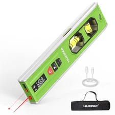 Huepar 3-in-1 Laser Level /65Ft Laser Distance Measure/Magnetic Torpedo Level...