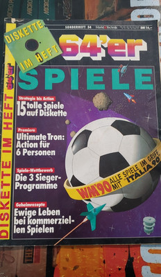 64er Sonderheft 54 15 Tolle Spiele C 64 Commodore C64 Magazin 8-bit