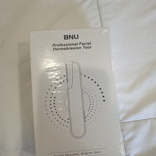 BNU Professional Facial Dermabrasion Tool, Compact White, 3 Speed, 2Hr Battery