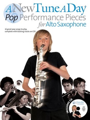 A New Tune A Day Pop Performance for Alto Sax Sheet Music Play-Along Book CD