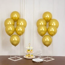 2 WHITE Plastic Balloon Column Stands with Interlocking Base Wedding Events