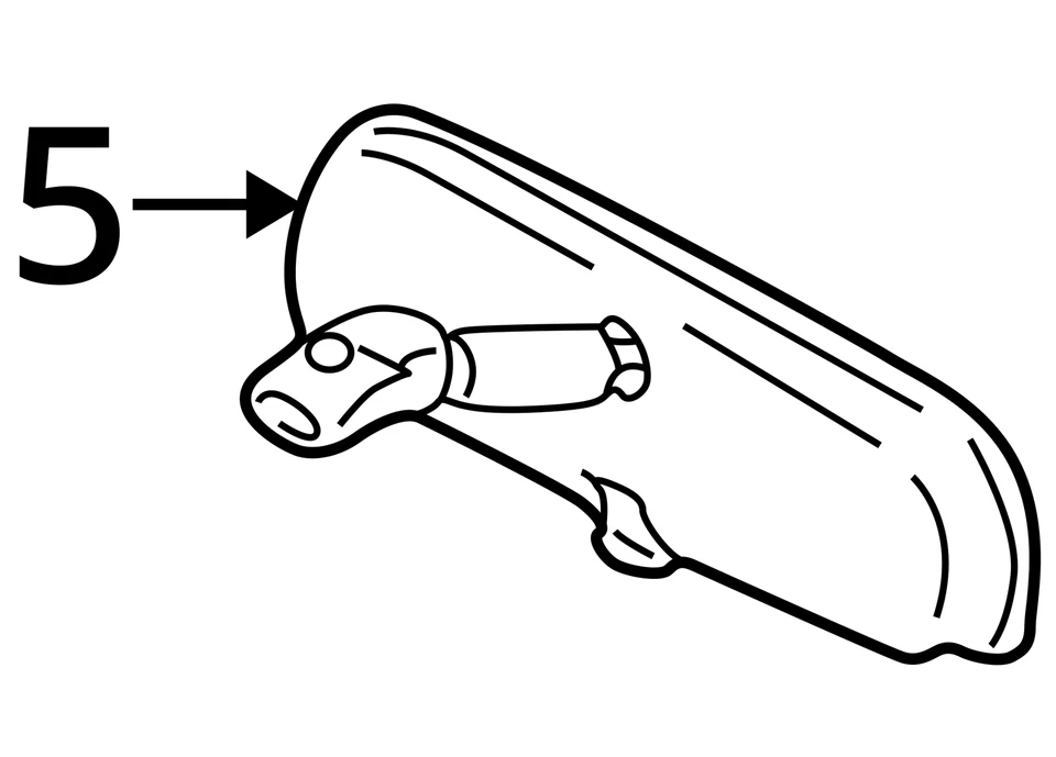 Espejo retrovisor interior Toyota Celica 2000-2002 OEM UEPTR Foto 4 de 4