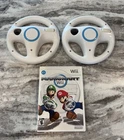 Mario Kart Wii with 2 Wheels - Nintendo Wii (2008) - Tested/Working