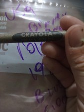 Blue Violet Binney & Smith Crayon Vintage Color Rare