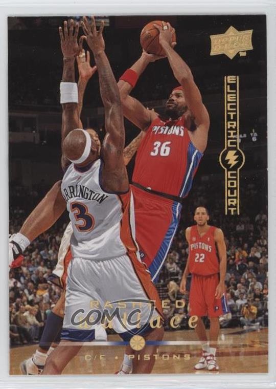 2008-09 Upper Deck Gold Electric Court Rasheed Wallace #50 2b6