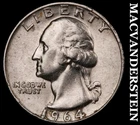1964-D Silver Washington Quarter-Scarce Better Date No Reserve #i3095