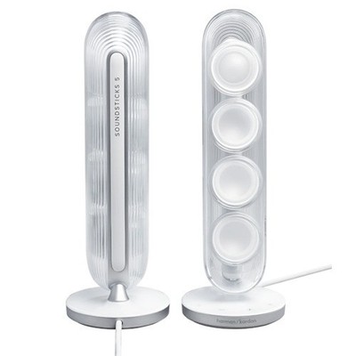 Harman Kardon SoundSticks 5 Bluetooth Speaker Black/White - No
