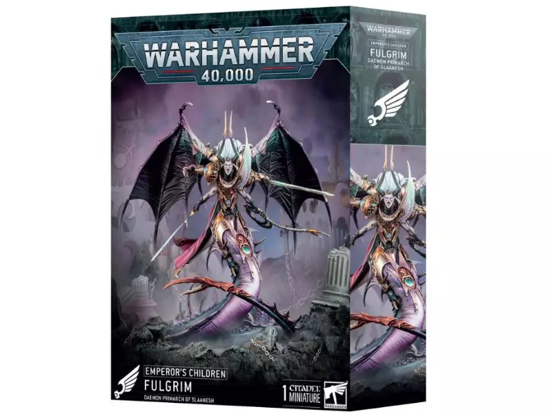 Fulgrim Primarque Démon de Slaanesh statuette de collection Warhammer 40000