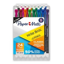 Paper Mate Mechanical Pencils, Write 1 Count Pack of 24 , Classic Design