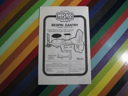 vtg 1980s ESB Star Wars ephemera - toy instruction manuals, stickers, insert - Picture 85 of 199