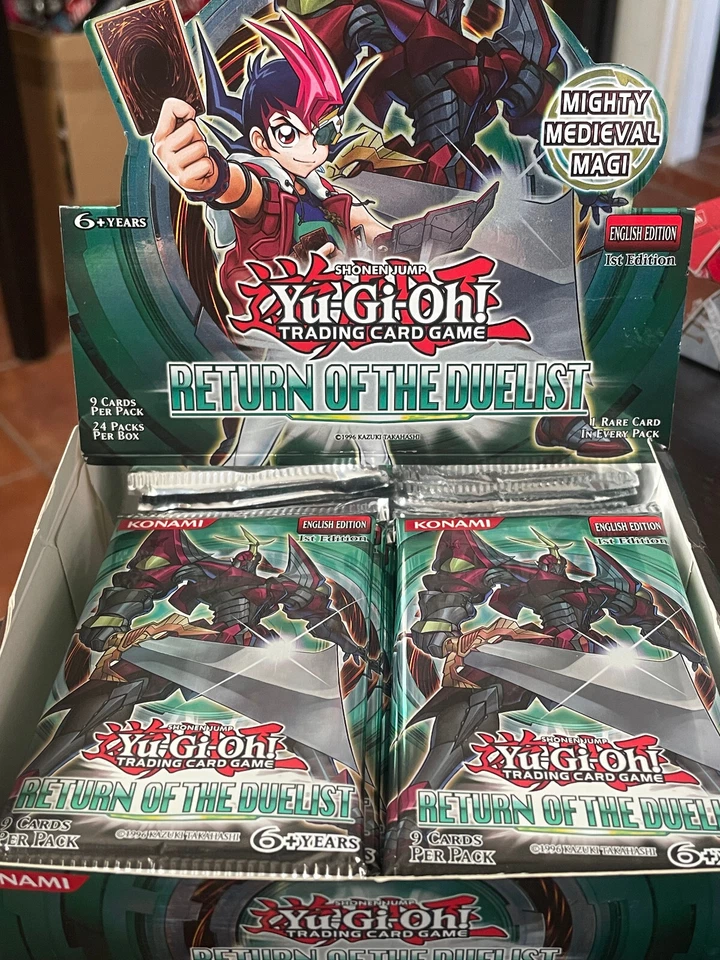 Yugioh Booser Pack Return of the Duelest 1st Edition English 9 Cards Per Pack - Image 3 of 3
