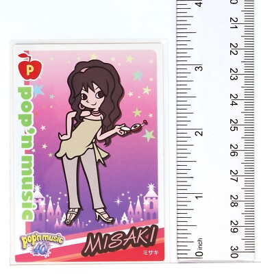 Pop'n Music Card PB19N019 Misaki Konami Japan Game Character | eBay