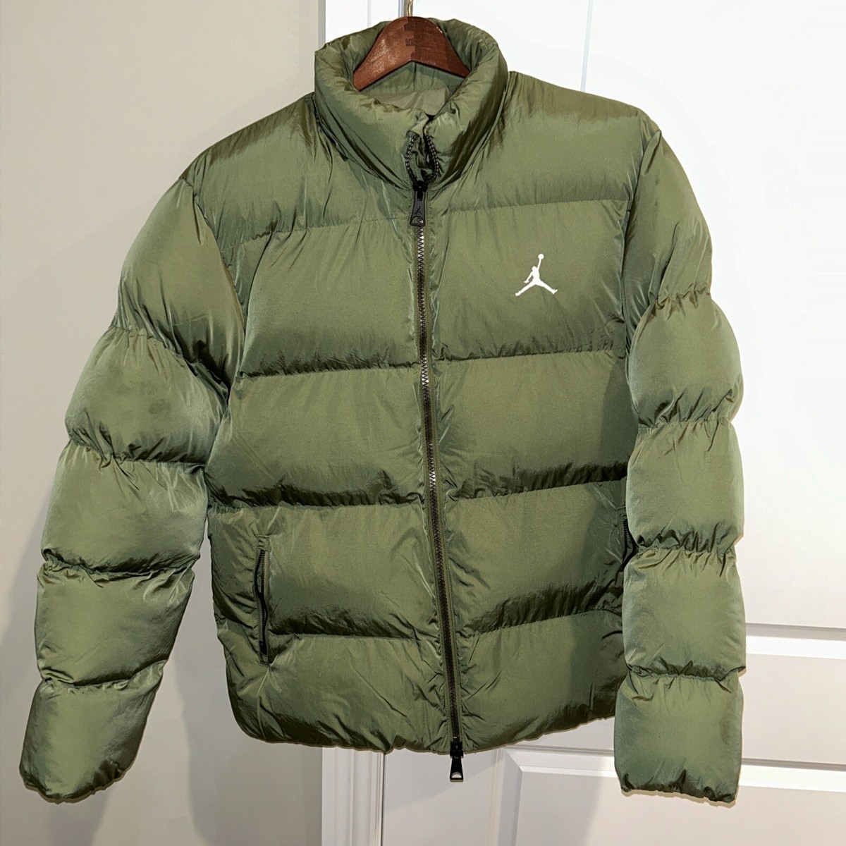 Jordan ボンバージャケット L ブラック/オリーブ Nike Jordan Renegade Jacket Off Noir Olive HQ2664-045 Size-Large