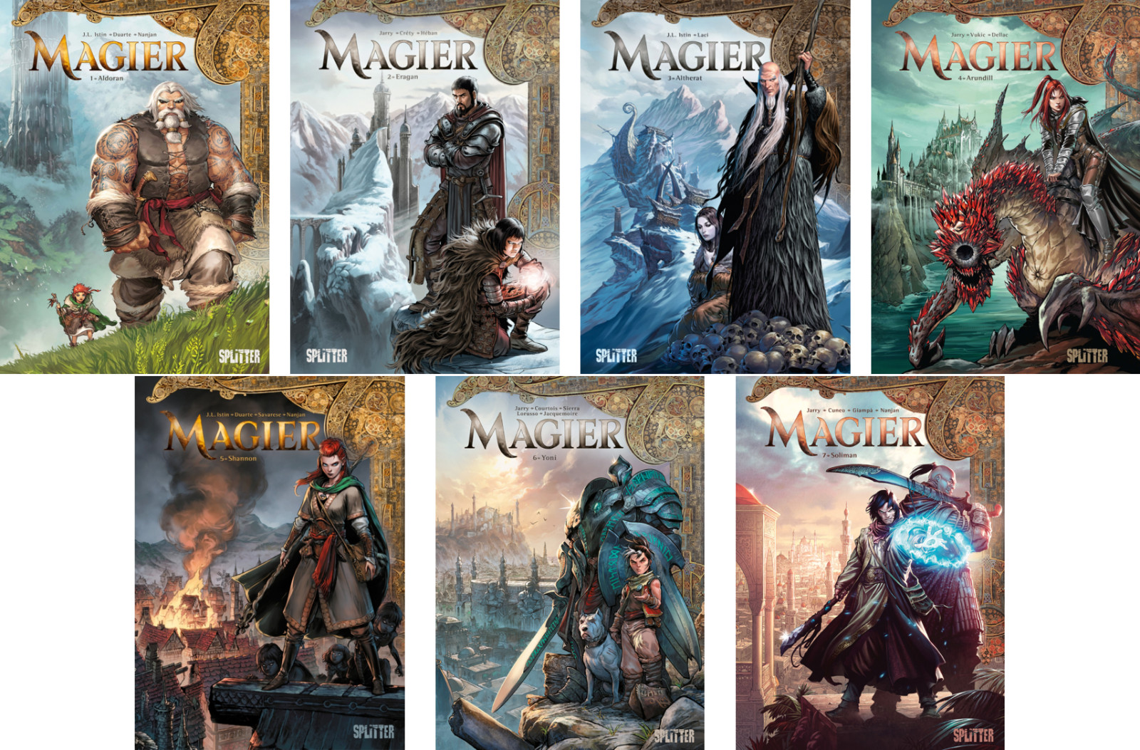 Thumbnail - Magier (hardcover) 1-7 (aus Liste Wählen) - Splitter Comics