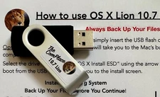 OS X 10.7 Bootable 16GB USB w/Instructions | Overnight Shipment Available